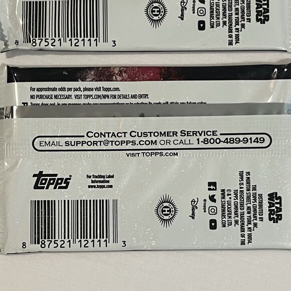 2023 Topps Star Wars Factory Sealed Pack From Blaster Box - 7 Cards - NEW 2 Pks - Picture 4 of 5